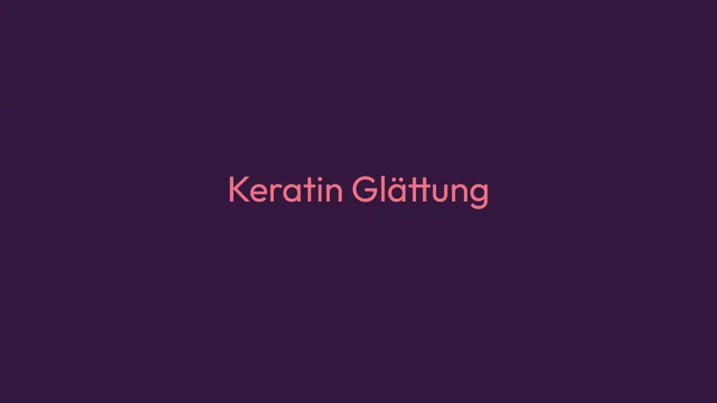 Keratin Glättung Nevanu Luzern Cover